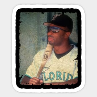 Devon White in Miami Marlins Sticker